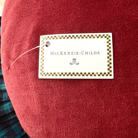 MacKenzie-Childs Red Accent Pillow - Picture 1 of 14